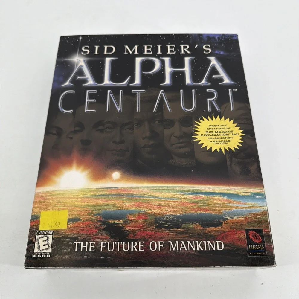Sid Meier's Alpha Centauri (PC, 1999! PDF Open Box Complete